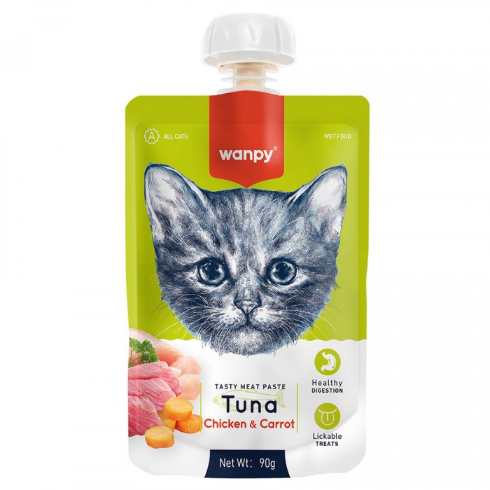 Wanpy Taze Ton Balıklı&Tavuklu Kedi Et Ezmesi 90 gr