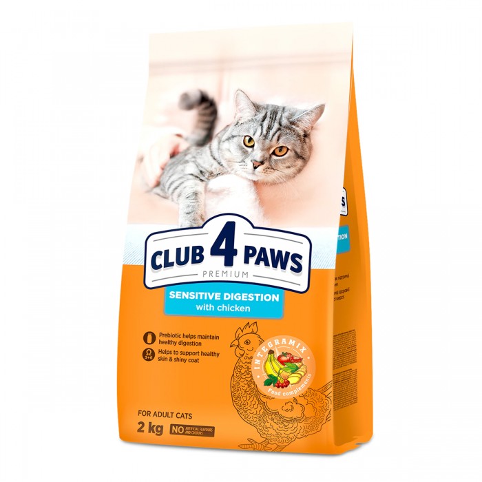 Club4Paws Premium Sensitive Digestion Yetişkin Kedi Maması 2 Kg