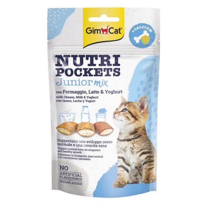 GimCat Nutripockets Mix Yavru Kedi Ödülü 60 gr