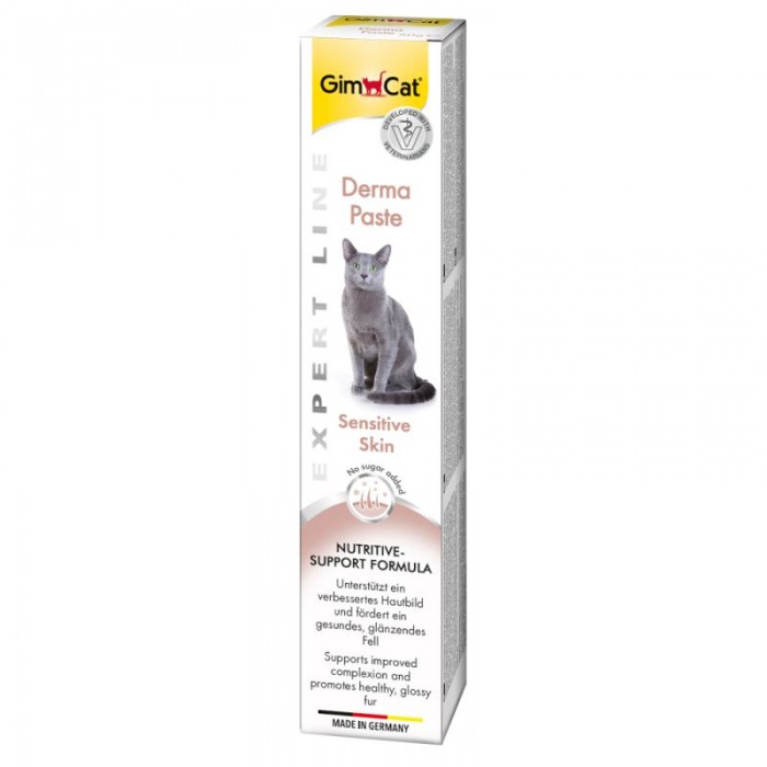 GimCat Derma Sensitive Skin Tüy Sağlığı Destekleyici Kedi Macunu 50gr