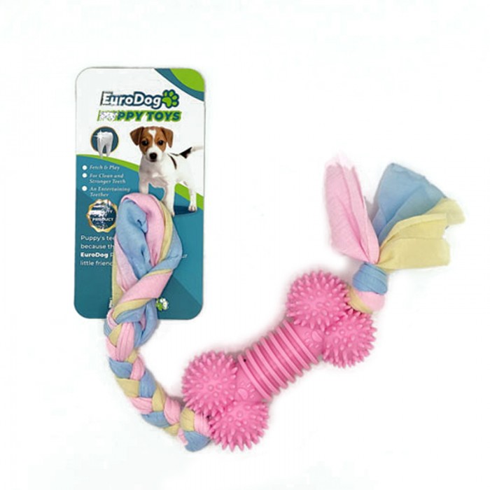 EuroDog Puppy Toys Pembe Kemik Diş Kaşıma Oyuncağı