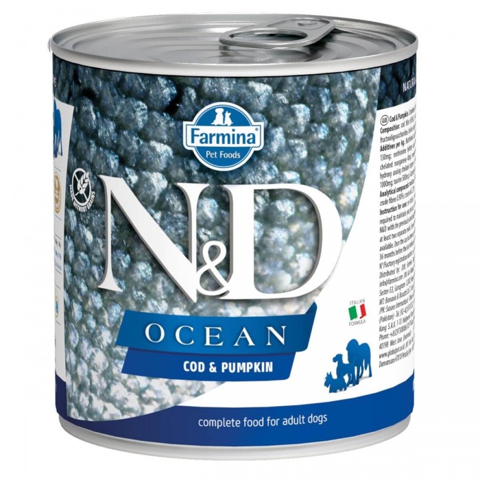 N&D Ocean Morina Balıklı Köpek Konservesi 285 Gr