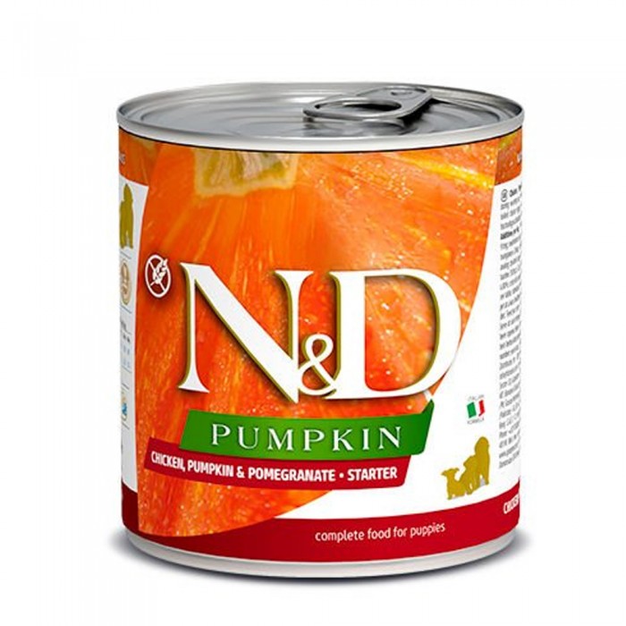 N&D Pumpkin Starter Balkabaklı Tavuklu Yavru Köpek Konservesi 285 Gr