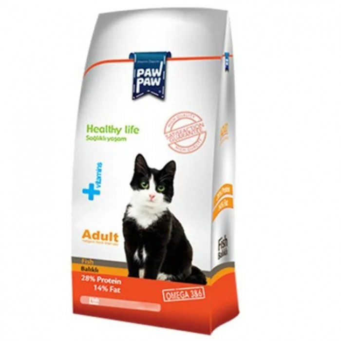 Paw Paw Balıklı Yetişkin Kedi Maması 1 KG