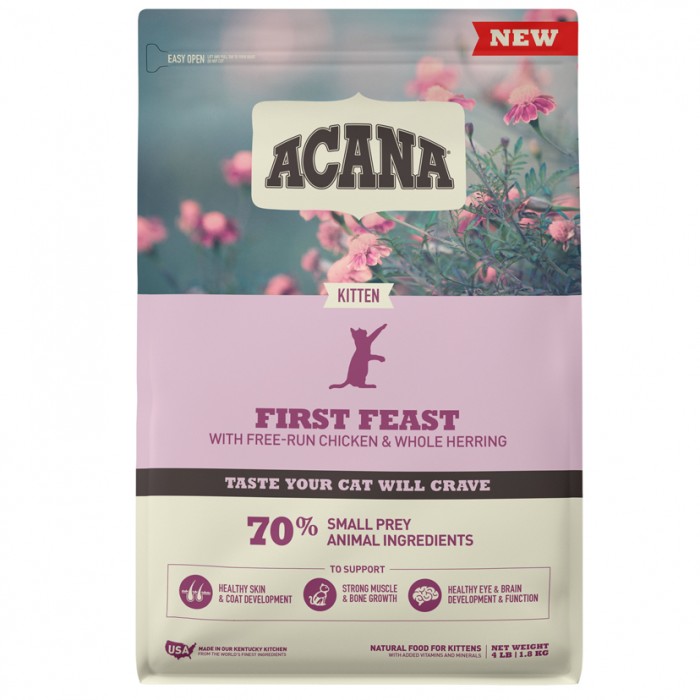 Acana First Feast - Kitten Tavuklu ve Balıklı Yavru Kedi Maması 1,8KG