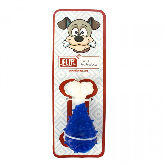 Flip Plastik Dental Tavuk Budu Şeklinde Köpek Kemiği 11 cm