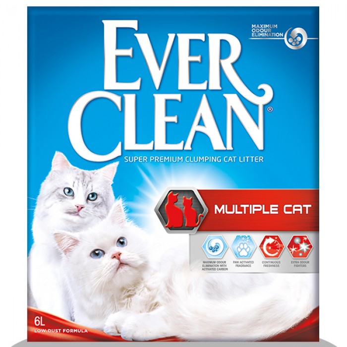 Ever Clean Multiple Cat Doğal Kedi Kumu 6 lt