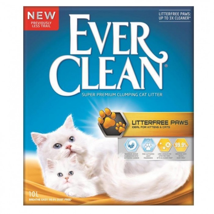 Ever Clean Litterfree Paws Patilere Yapışmayan Topaklanan Kedi Kumu 10lt