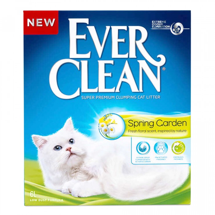 Ever Clean Spring Garden Çiçek Kokulu Topaklanan Kedi Kumu 6lt