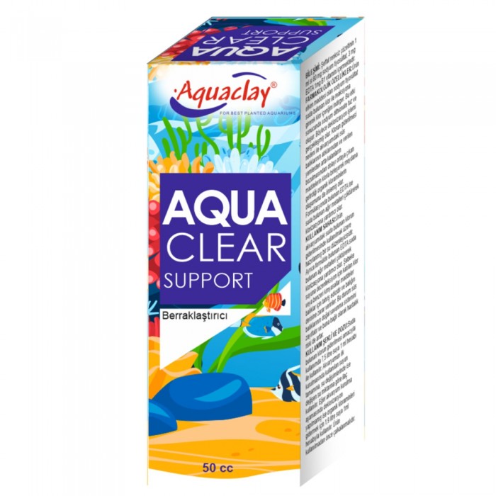 Aquaclay Clear Support Berraklaştırıcı 50 cc