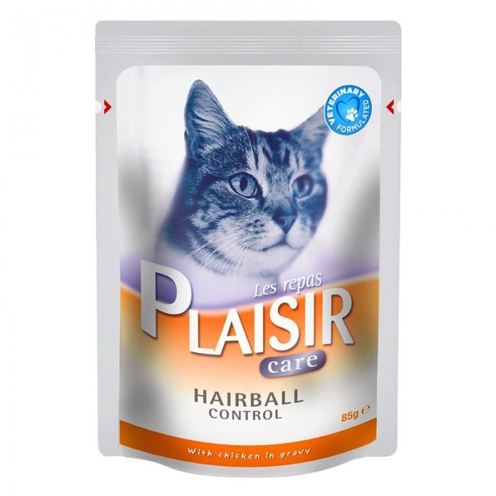 Plaisir Hairball Control Pouch Kedi Konservesi 85gr