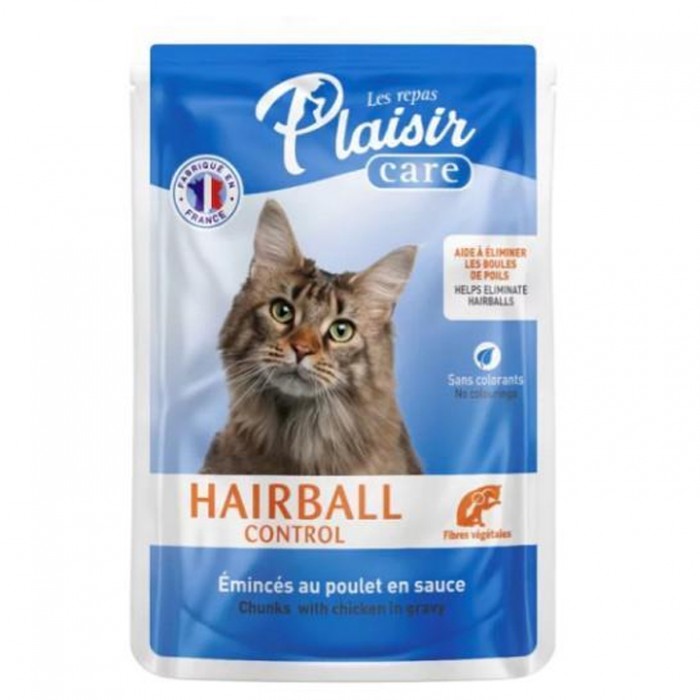 Plaisir Hairball Control Pouch Kedi Konservesi 85gr