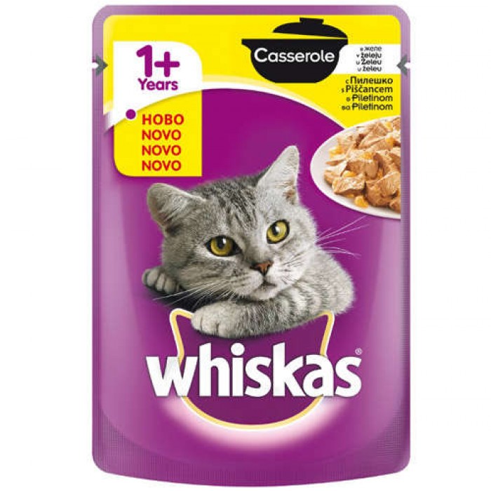 Whiskas Pouch Güveç Tavuk Yetişkin Kedi Konservesi 85 gr