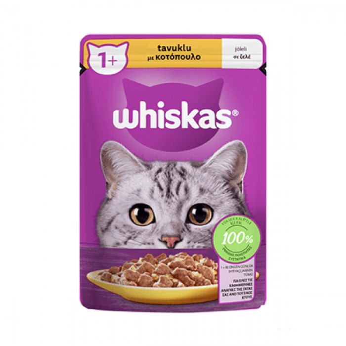 Whiskas Pouch Tavuklu Kedi Konserve 85 gr