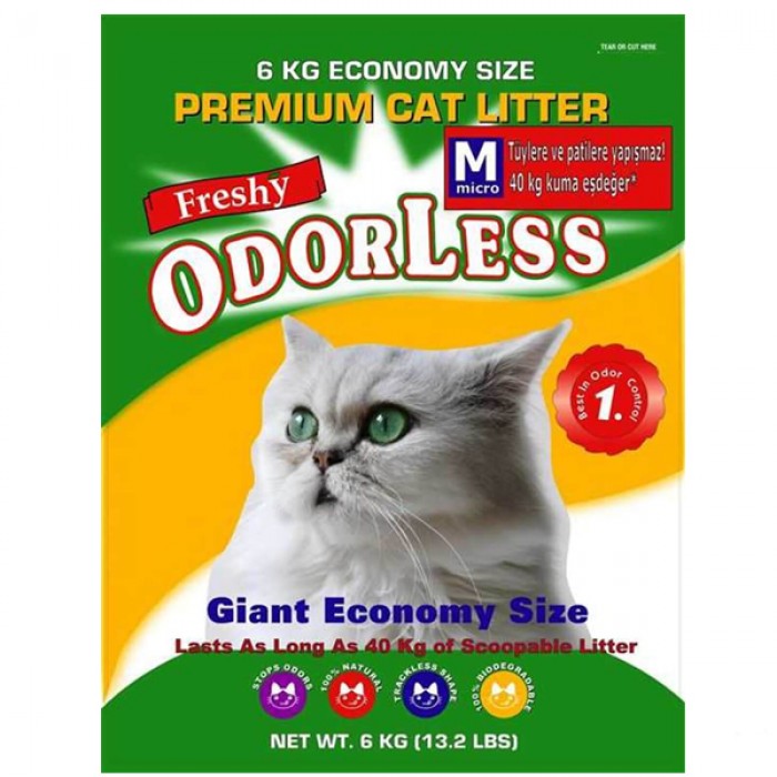 Freshy Odorless Kedi Kumu Eco Paket M Micro