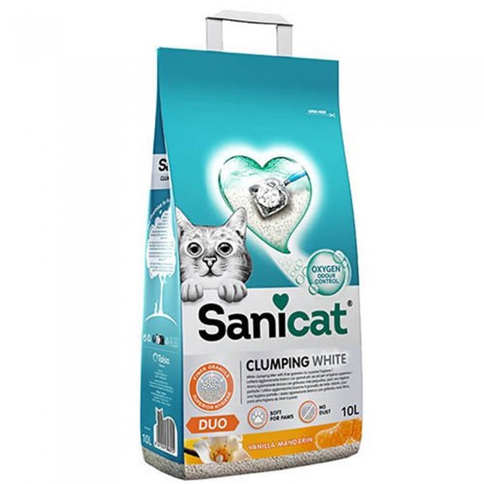 Sanicat Duo Topaklaşan Kedi Kumu 10 lt