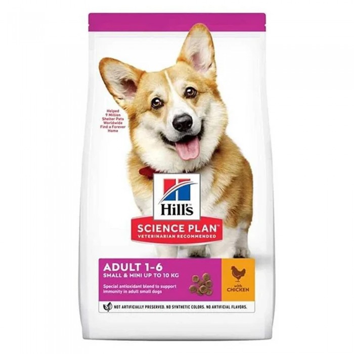 Hill's Small Mini Küçük Irk Tavuklu Yetişkin Köpek Maması 1,5kg