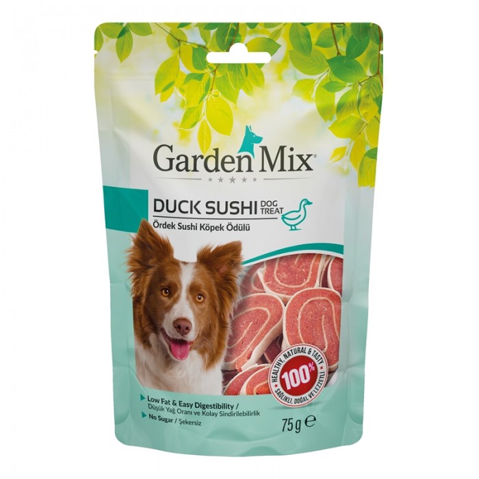 Garden Mix Ördekli Sushi Köpek Ödülü 75 Gr