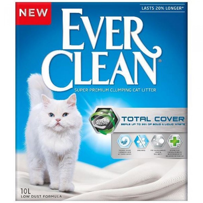 Ever Clean Total Cover Kedi Kumu 10 Lt