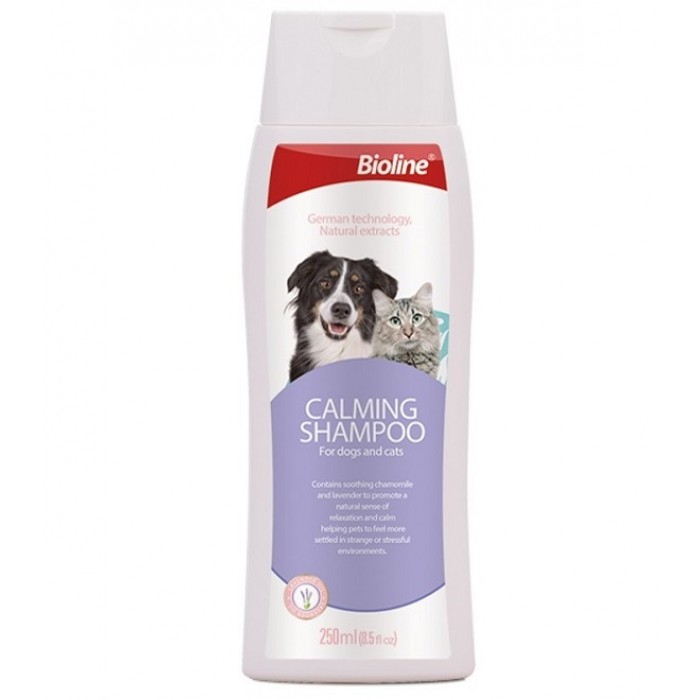 Bioline Kedi ve Köpek İçin Sakinleştirici Şampuan (250 ml)