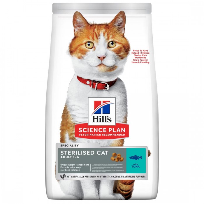 Hill's Ton Balıklı Kısırlaştırılmış Yetişkin Kedi Maması 3 Kg