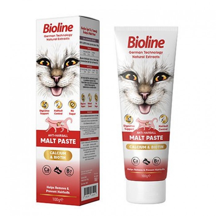 Bioline Malt Paste Tüy Yumağı Önleyici Malt Macun 100 Gr