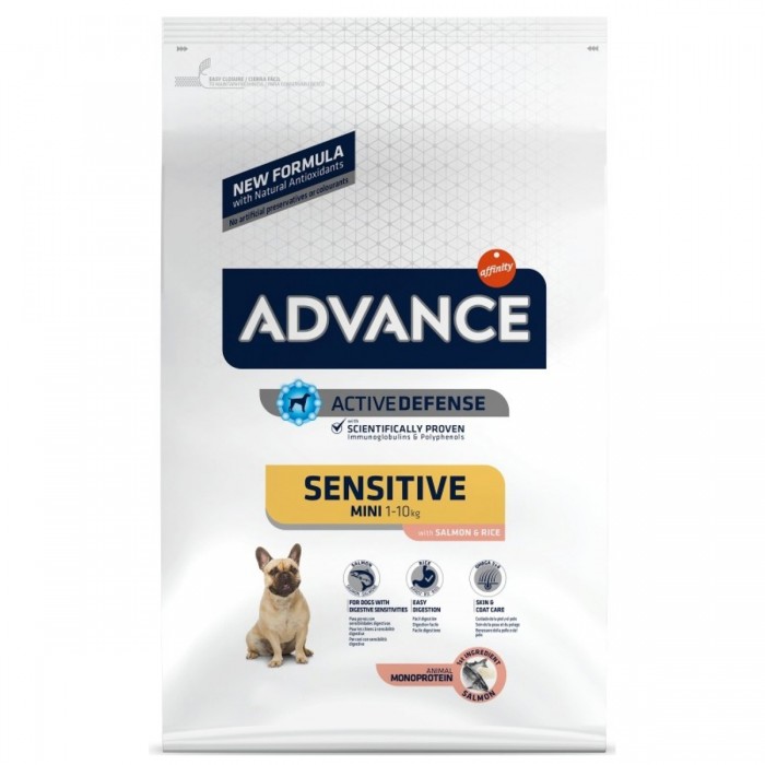 Advance Somonlu ve Pirinçli Küçük Irk Yetişkin Köpek Maması 7,5kg