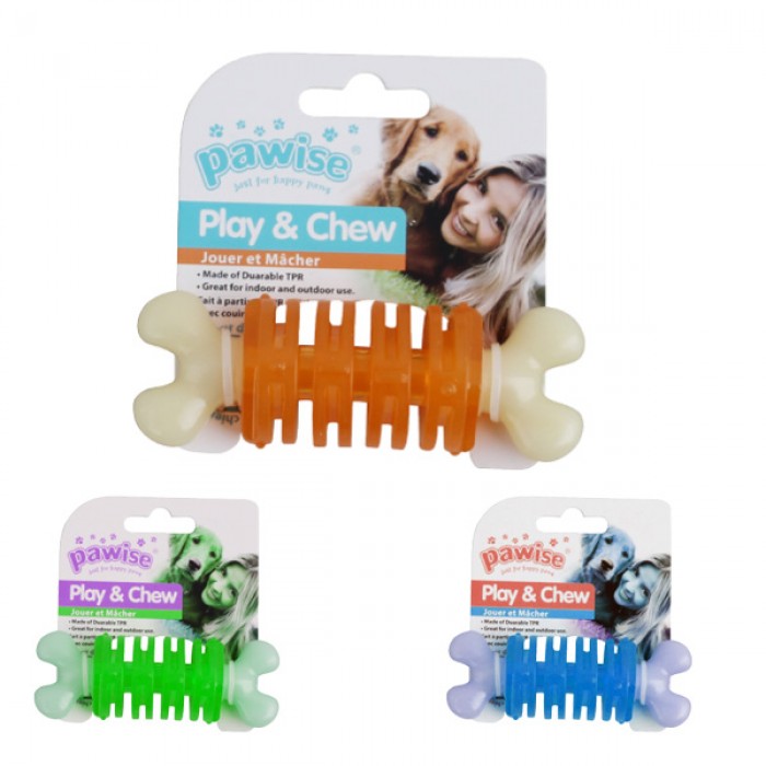 Pawise Funny Chew Halka Köpek Kemiği 10,5cm (Karışık Renkli)