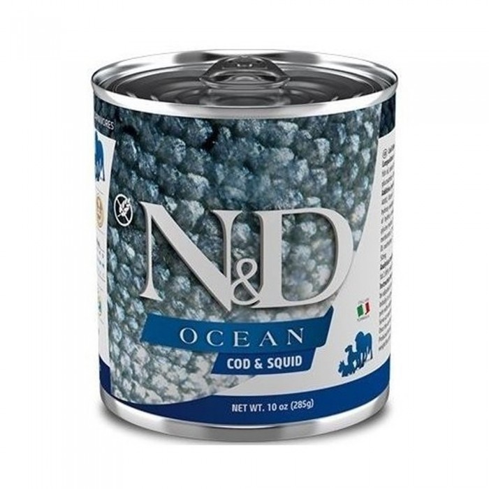 N&D Ocean Levrek ve Mürekkep Balıklı Köpek Konservesi 285 GR