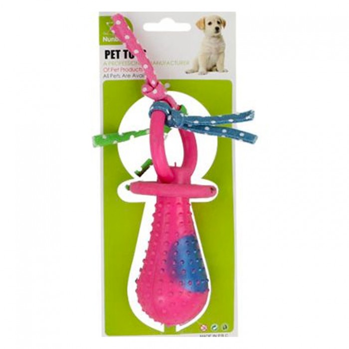 Nunbell Köpek Oyuncağı İpli Emzik 14cm