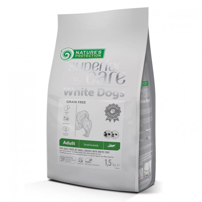 Natures Protection White Dogs Böcek Proteinli Küçük Irk Köpek Maması 1,5 Kg