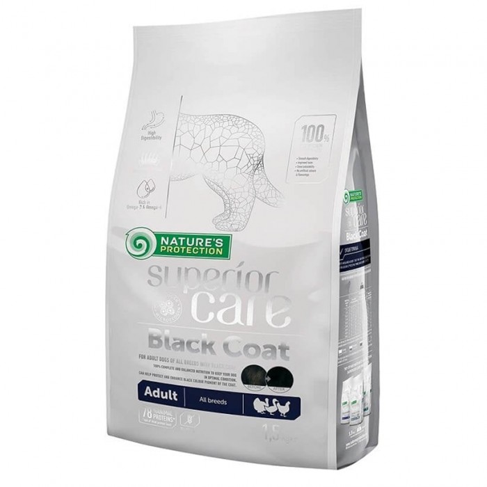 Nature's Protection Black Siyah Tüylü Köpek Maması 1.5kg