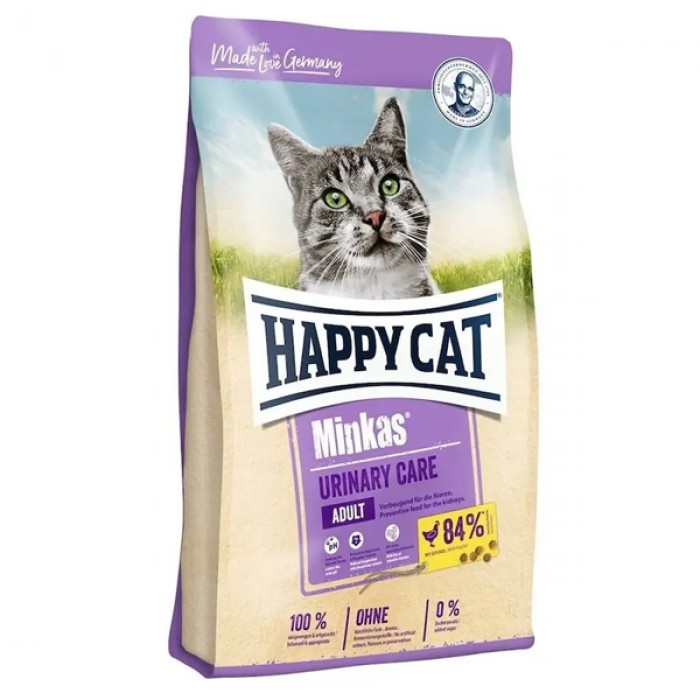 Happy Cat Minkas Urinary Care Böbrek Sağlığı Destekleyici Tavuklu Yetişkin Kedi Maması 1,5kg