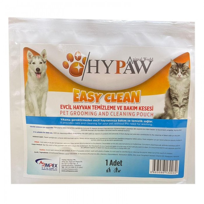 Hypaw Easy Clean Evcil Hayvan Temizleme ve Bakım Kesesi