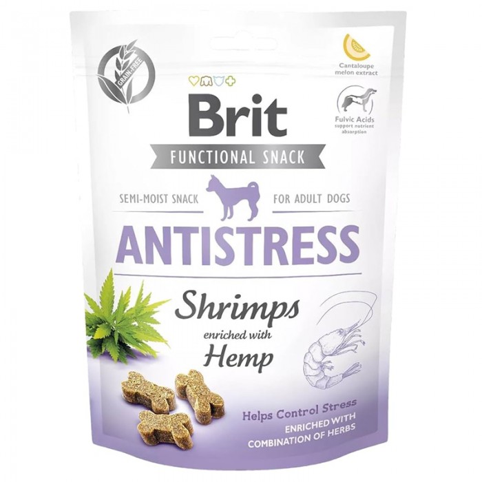 Brit Anti-Stress Kenevirli ve Karidesli Sakinleştirici Etkili Köpek Ödülü 150gr