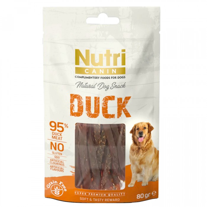 Nutri Canin Tahılsız Ördekli Köpek Ödül Maması 80gr