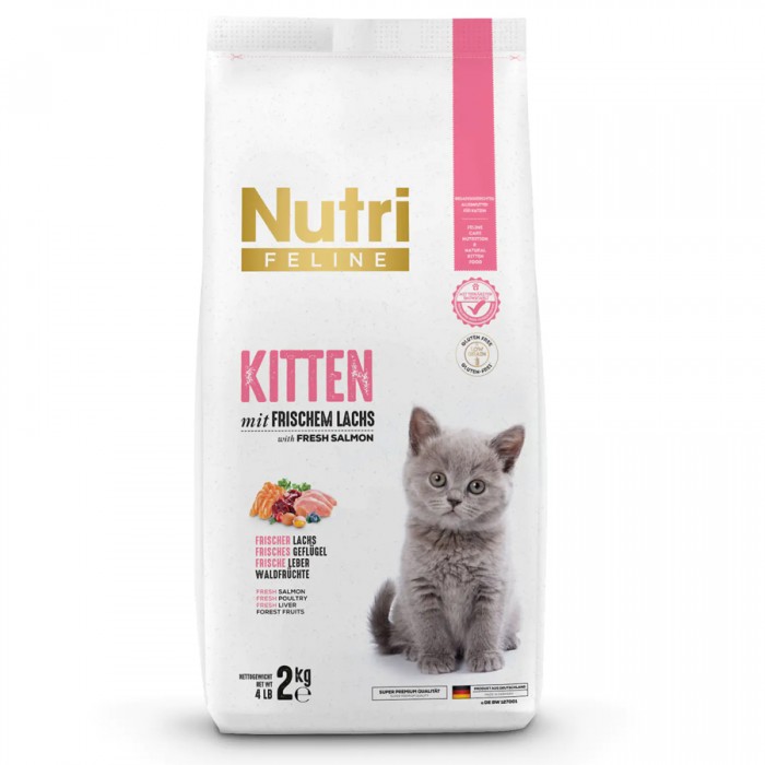 Nutri Feline Kitten Düşük Tahıllı Yavru Kedi Maması 2 kg