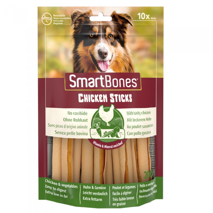 SmartBones Tavuklu Sticks Köpek Ödül Çubukları 10 Lu 200 G
