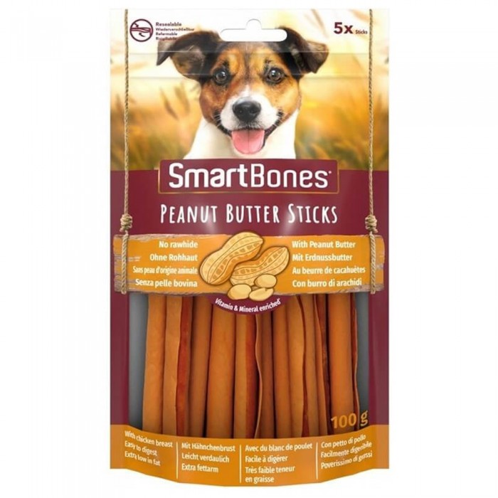 Smart Bones Fıstık Ezmeli Sticks Köpek Ödülü 5li 100 Gr