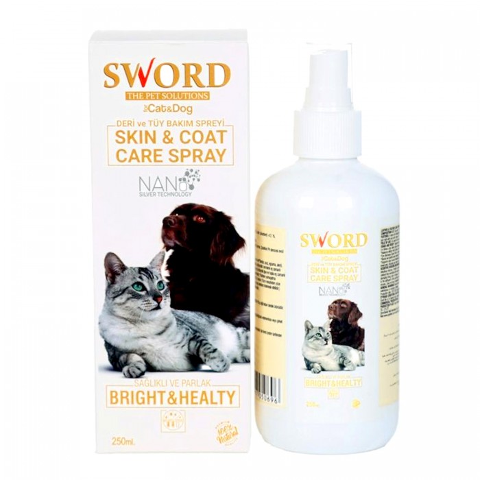 Sword Kedi&Köpek Nano Skin&Coat Spray Deri Ve Tüy Bakım Spreyi 250 Ml