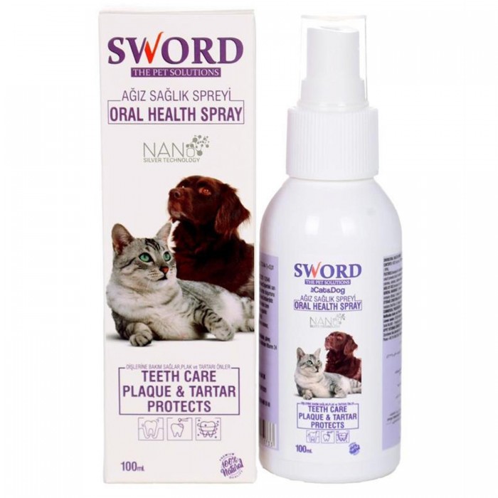 Sword Kedi&Köpek Nano Oral Health Spray Ağız Sağlık Spreyi 100 Ml