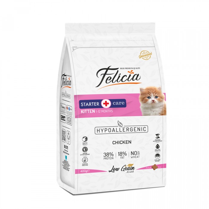 Felicia Az Tahıllı Tavuklu Yavru Kedi Maması 400g