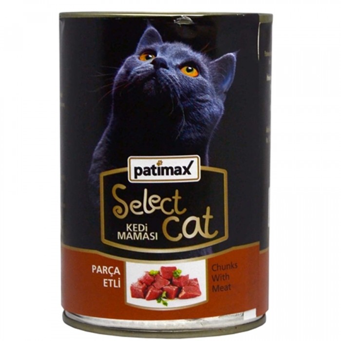 Patimax Parça Dana Etli Konserve Yetişkin Kedi Maması 400 G