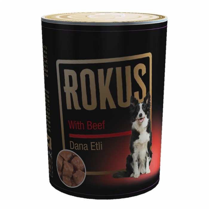 Rokus Yetişkin Köpek Konservesi Dana Etli 410 Gr