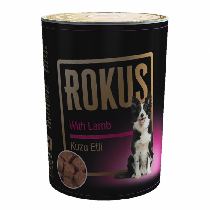 Rokus Köpek Konservesi Kuzu Etli 410 Gr