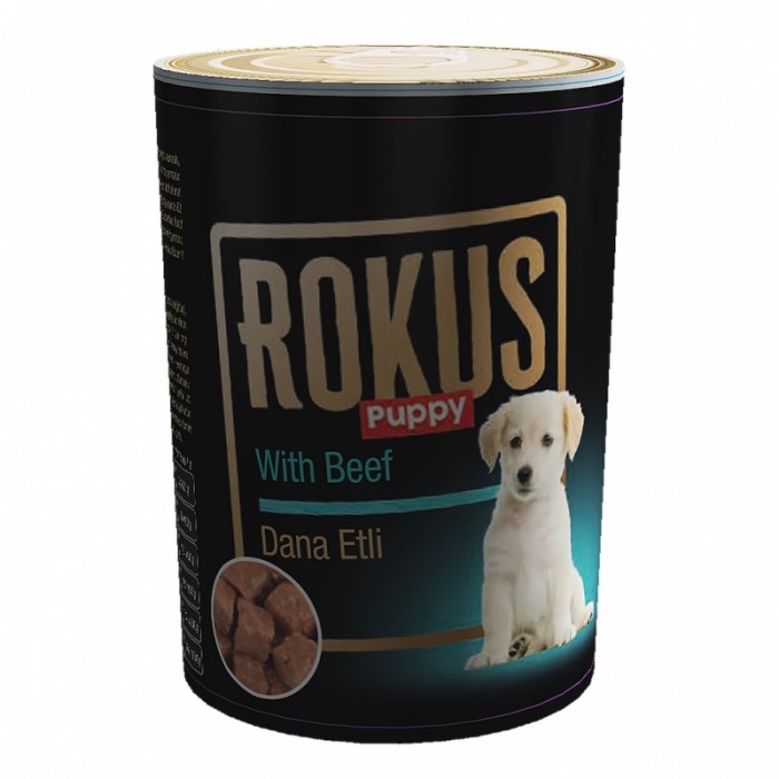 Rokus Yavru Köpek Konservesi Dana Etli 410 Gr