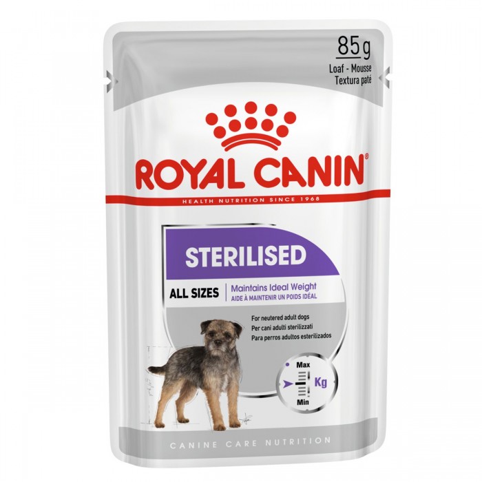 Royal Canin Sterilised Kısılaştırılmış Köpekler İçin Pouch Konserve 85 Gr