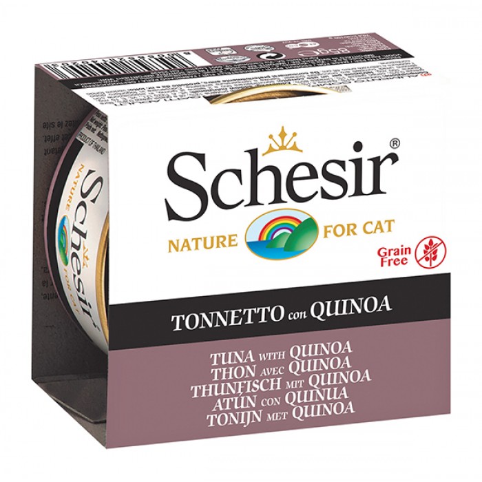 Schesir Jelly Tuna Balıklı ve Kinoa Tahılsız Kedi Konservesi 85 Gr