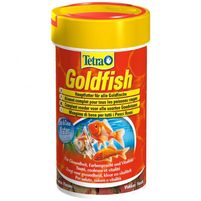 Tetra GoldFish Japon Balıkları için Pul Balık Yemi 100 ml 20 gr