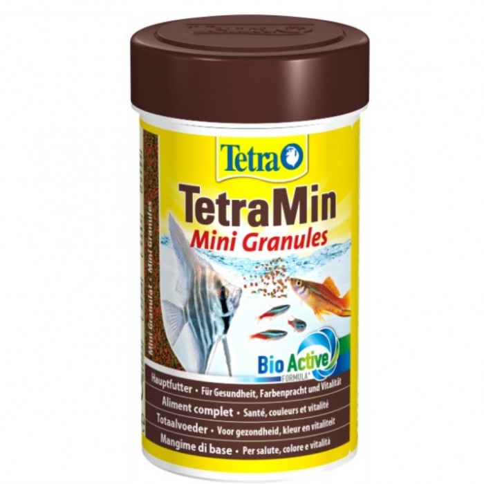 Tetramin Mini Granules Küçük Taneli Granül Balık Yemi 100 ml